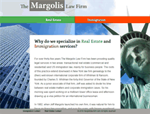 Tablet Screenshot of margolislawfirm.com